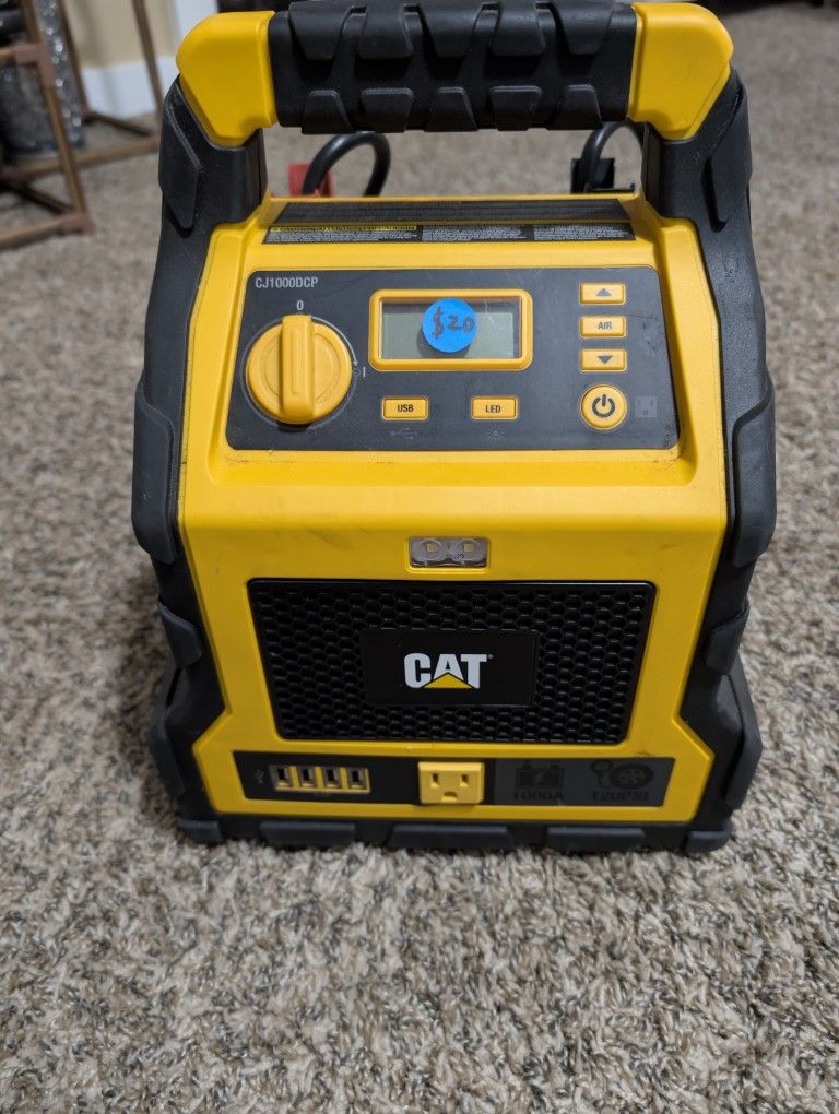 3 in 1 - Cat Professional Power Station with Jump Starter & Compressor