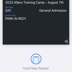 49ers Training Camp Ticket 8/7 @levi Stadium 