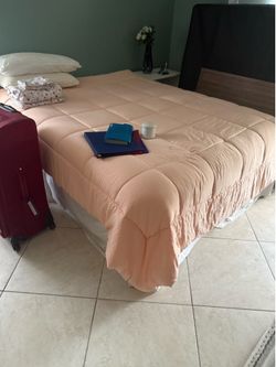 Queen sized bed