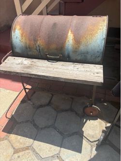 Free barrel bbq pit