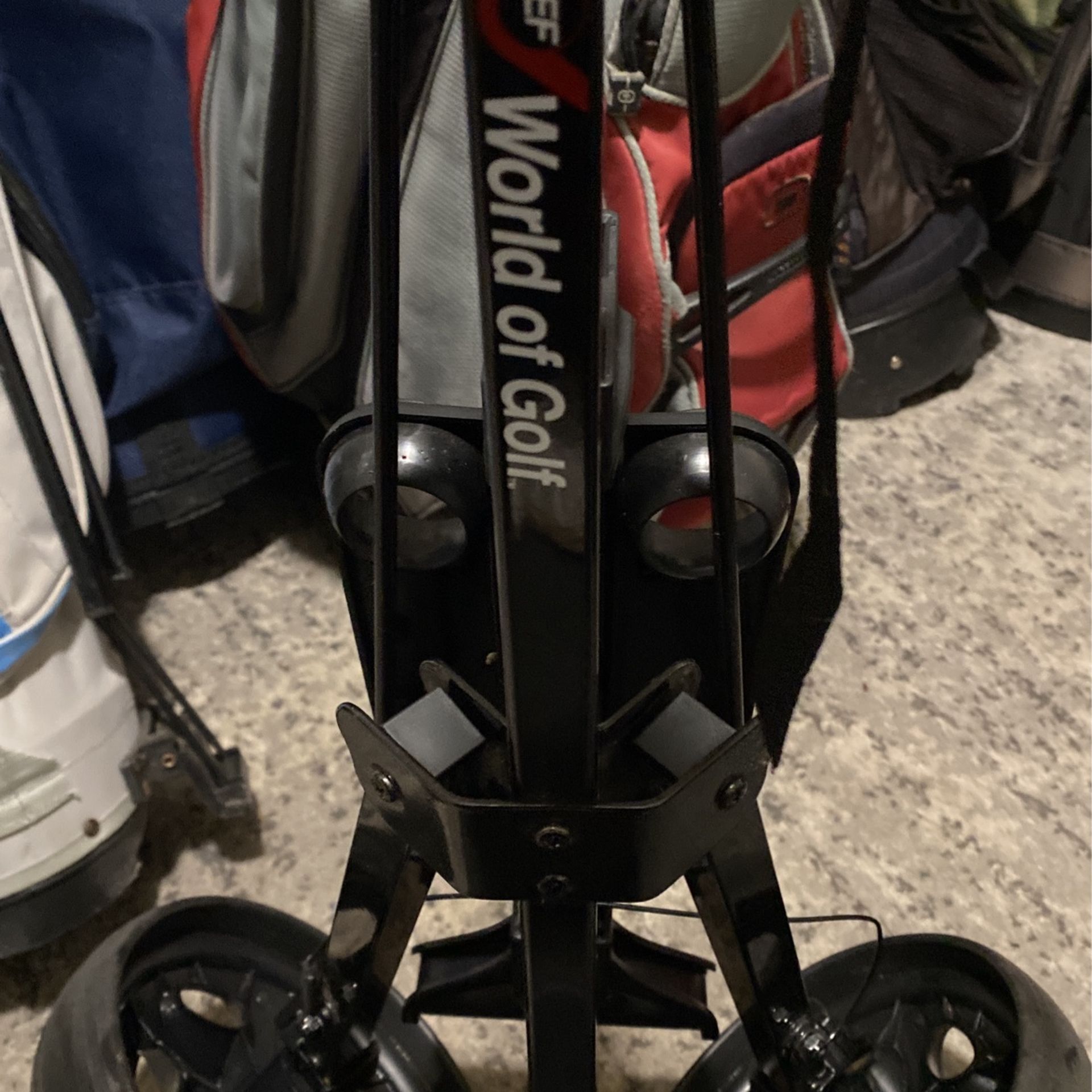 Golf Bag Caddy Push Cart for Sale in Batavia, IL OfferUp