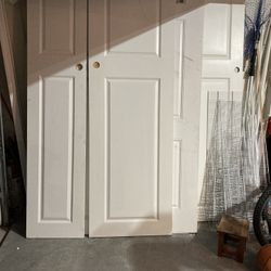 96” Doors.   Different Widths.  $25 Each 