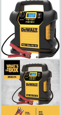 DEWALT DXAEJ14 Digital Portable Power Station Jump Starter