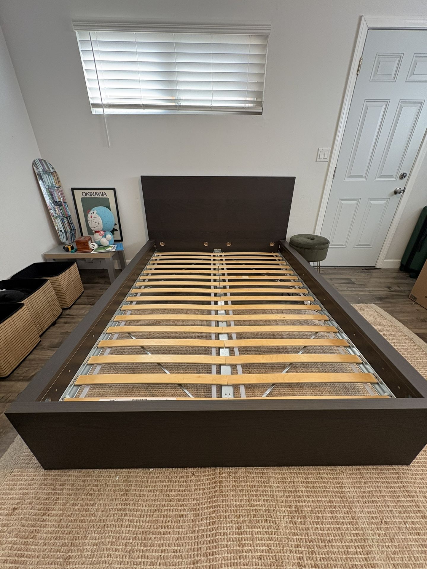 Brown Full Size Bed Frame IKEA