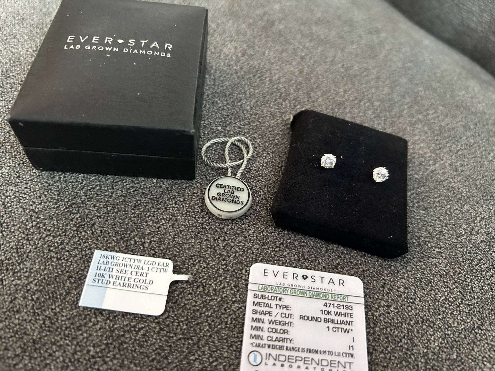 Lab diamond Earrings