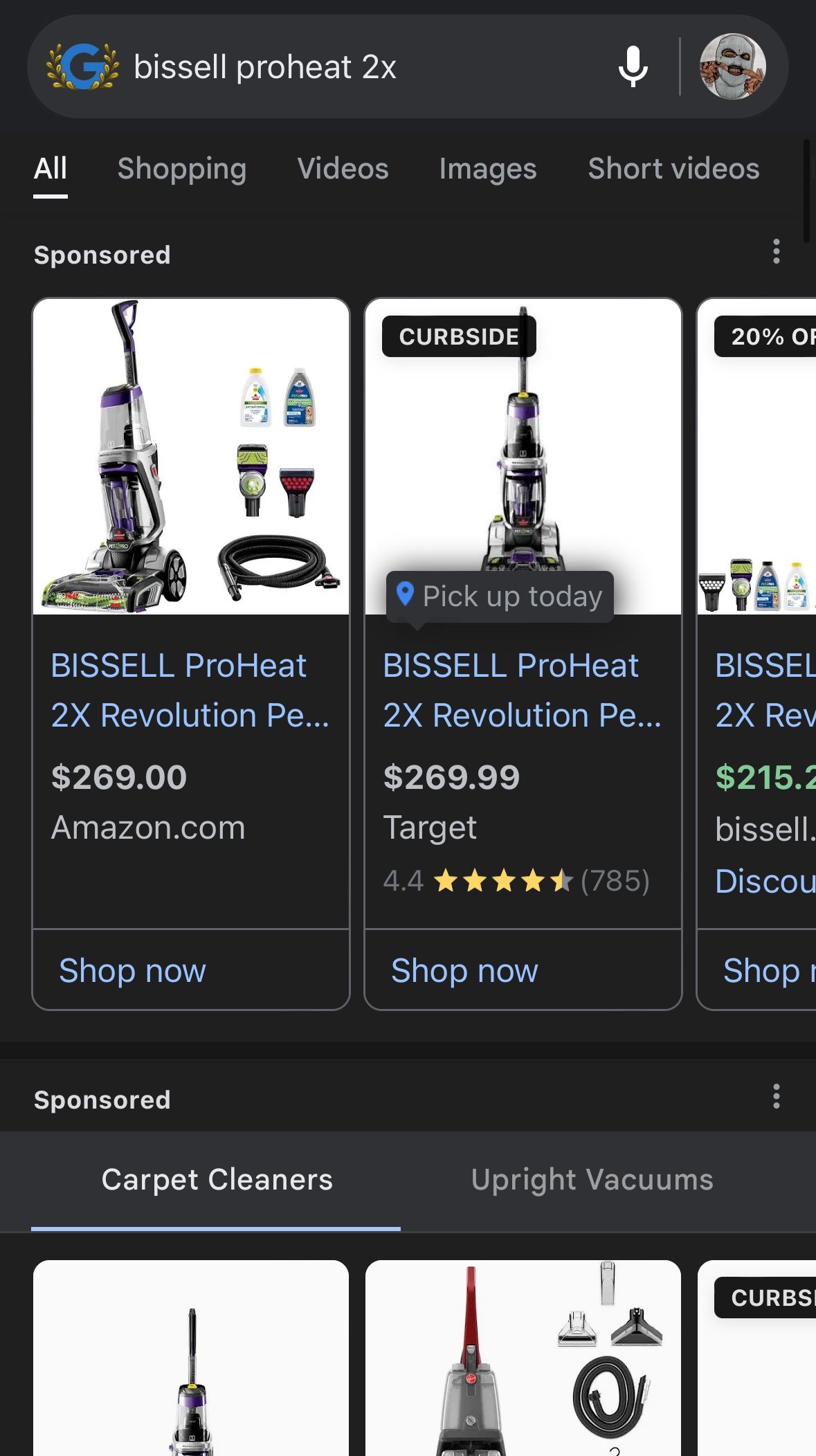 Bissel Proheat 2x Revolution 