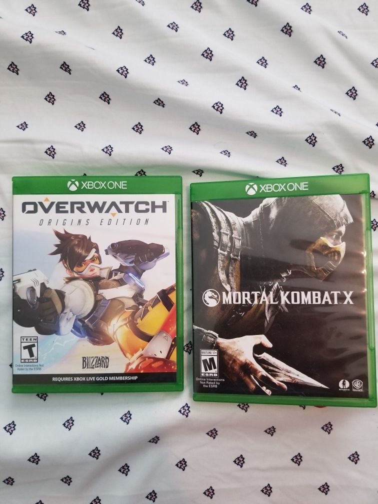 Overwatch and Mortal Kombat x