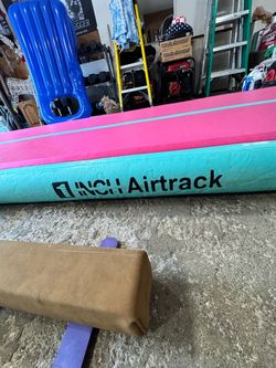 AirTrack Factory 20’x6.6’x8” Inflatable Gymnastics Tumbling Mat & Pump - $375