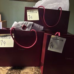 Cartier Empty Gift Bags