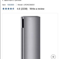 New LG 6.0 Cf Refrigerator 