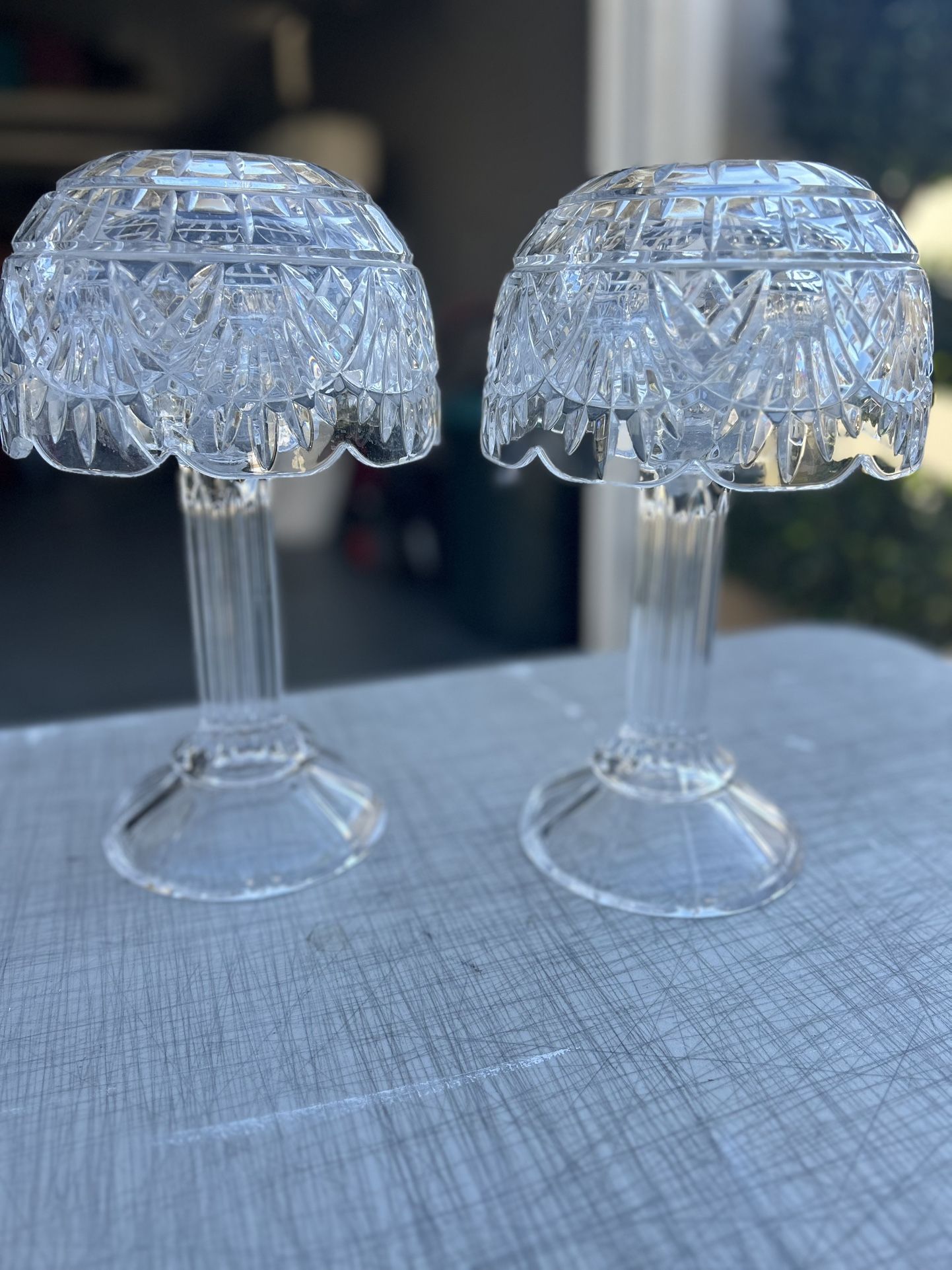 Crystal Tea Light Holders
