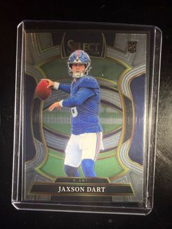 🏈 Jaxson Dart 2025 Panini Select Rookie Card – Giants RC