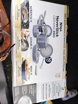Ninja 10 Piece Ceramic Non-stick Brand New