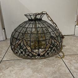 Glass Chandelier Hanging Lamp…. 5 LED bulbs 💡 Included… $155
