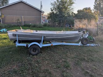 Fishing Boat With Trailer