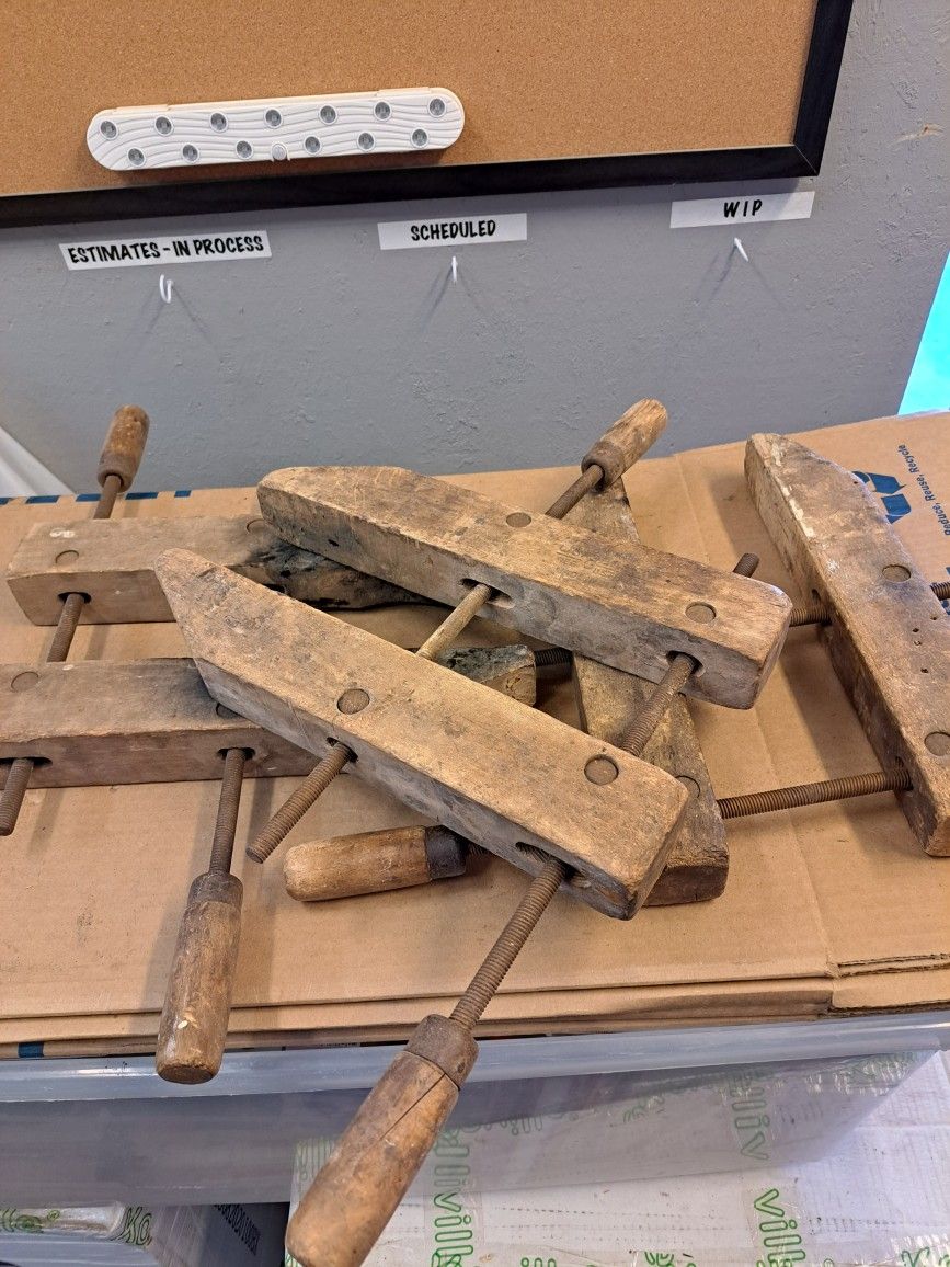 Vintage Jorgenson Wood Clamps