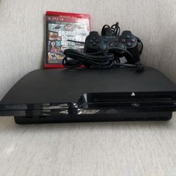 Sony PS3 PlayStation 3 & Dual Shock Controller & GTA Liberty City