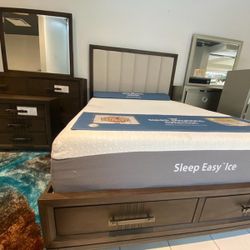 BEAUTIFUL CAROLINA KING PLATFORM BED SET!$699!*SAME DAY DELIVERY*NO CREDIT NEEDED*EASY FINANCING*HUGE SALE*