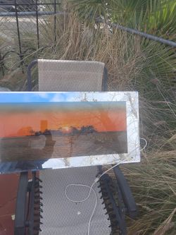 Vision Tech Light Up Sign Vintage Action And Sound Effects Optional Sunset I'm On The Water $100