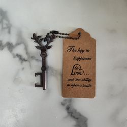 Antler Bottle Opener/ Keychain Gift