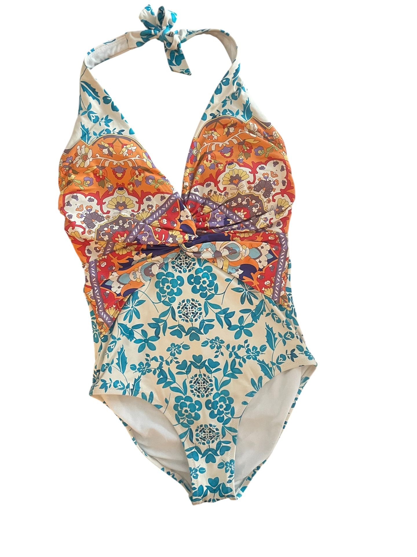 Johnny Was Ellyo twist front one piece sized XS