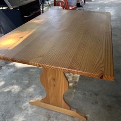 43” Wooden Table 