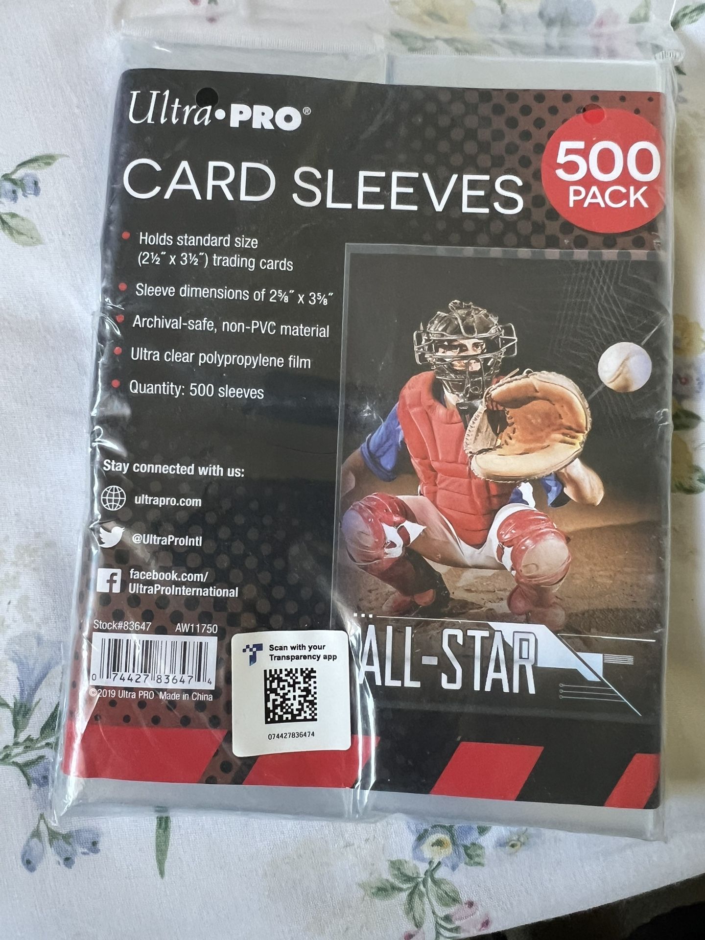 Ultra Pro Card Sleeves 500 Pack - New