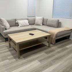 West Elm sectional $400