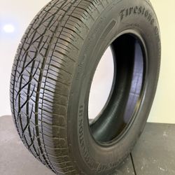 265 65 18  Firestone Destination LE3  One Used Tire 80% Life 