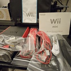 Nintendo Wii Mini With Carrying Bag