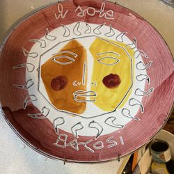 Pottery Deco Plate