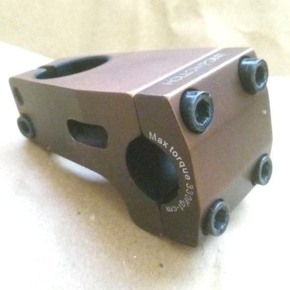 REDLINE HOLLOW POINT FREESTYLE BMX ALLOY FRONT LOAD THREADLESS STEM DOUBLE BOLT CLAMP
