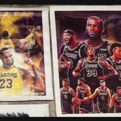 Lebron James Canvas Posters $10 Each 