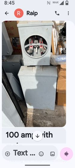 100 amp electrical boxes with breakers