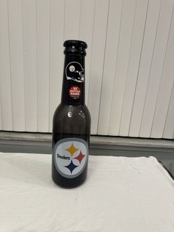 Pittsburgh Steelers 21” Collectible Beer Bottle Bank
