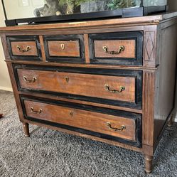 vintage dresser antique console table vanity large heavy duty