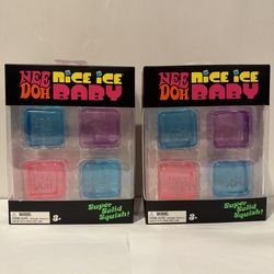 NeeDoh Nice Ice Baby 4 pack x 2