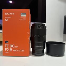Sony FE 90mm  f2.8 G