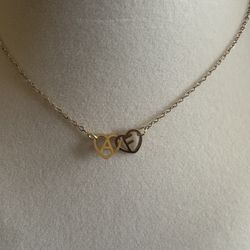 Necklace With Initials A&F And A&P New Birthday Date Gift