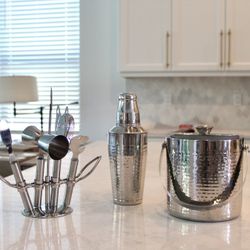 Godinger Stainless Steel 8-Piece Bar Set