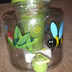 Drink Dispenser With 4 Matching Cups