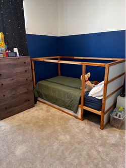 IKEA KURA kids twin bed frame