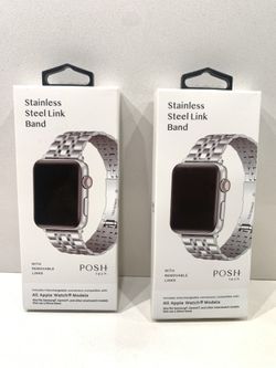 Stainless Steel Link Band All Apple Watch Models