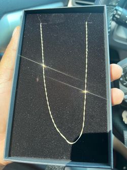 20” 14k Singapore Gold Chain Necklace