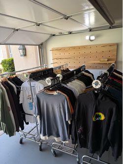 TONS OF CLOTHING FOR SALE TRAVIS SCOTT, STUSSY, RHUDE, ESSENTIALS, COUGH SYRUP AND MORE