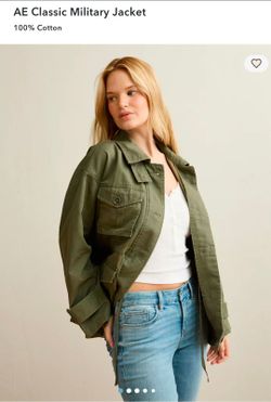 AE Classic Military Jacket
100% Cotton Green