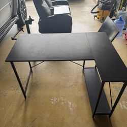 Desk In L For Computer
