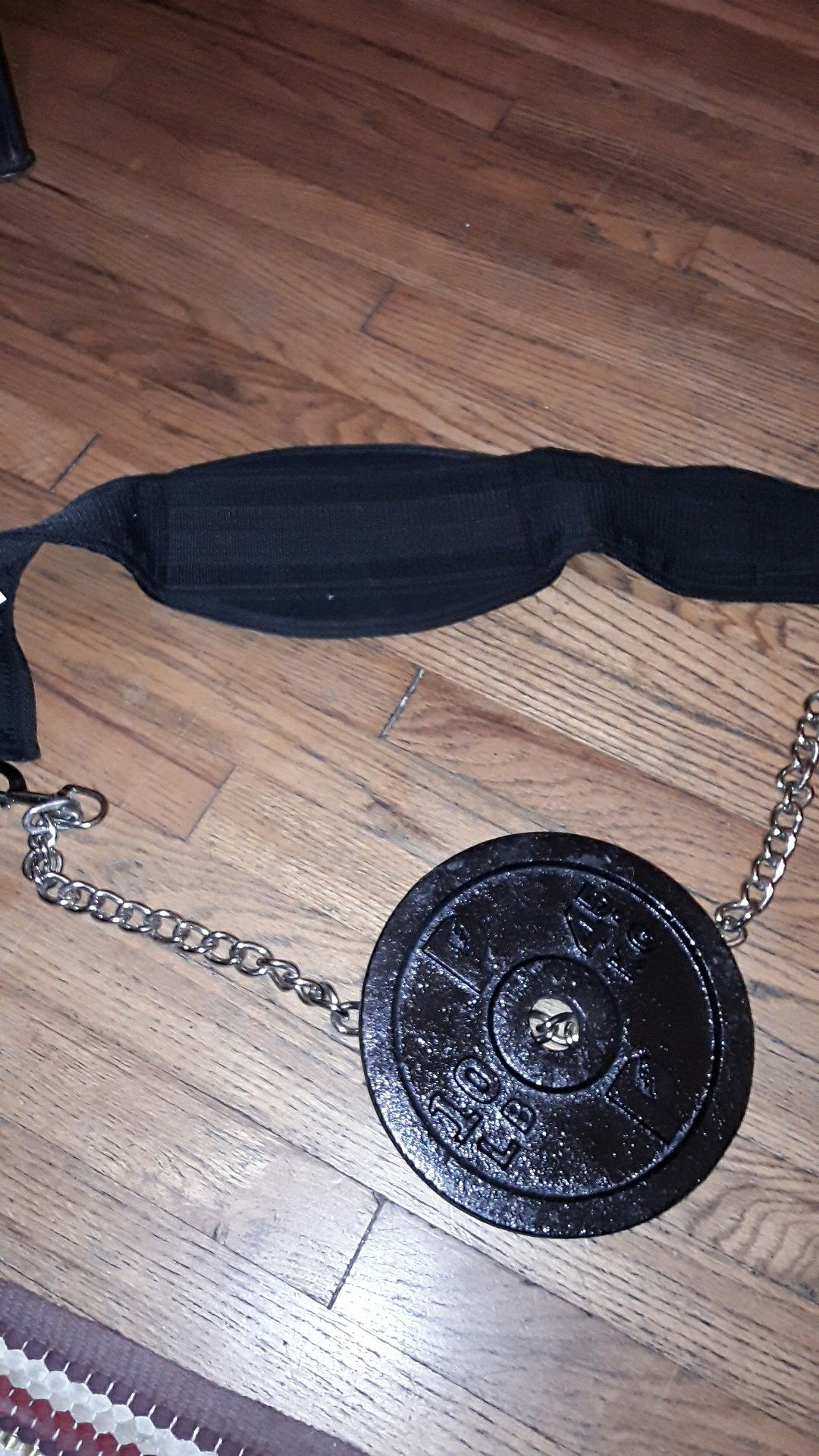 Weight plates dipping weight belt ( weights not included )