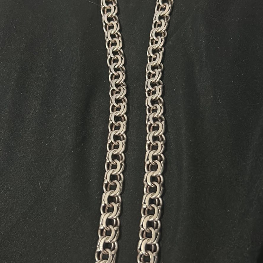 Silver Chino Link Chain