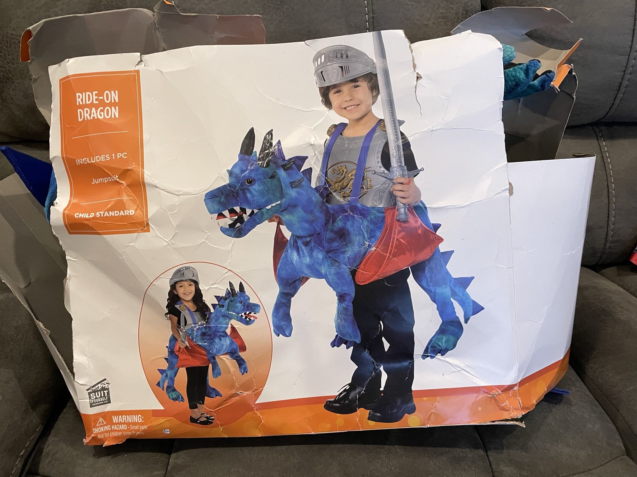 Ride-On Dragon Kids Costume